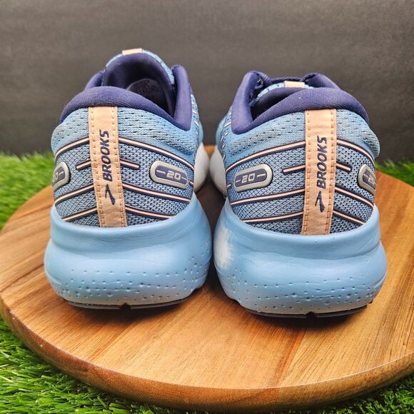 Brooks Glycerin 20 Shoes Womens Size 8.5 Blue White Athletic Running Sneakers - Picture 3 of 14